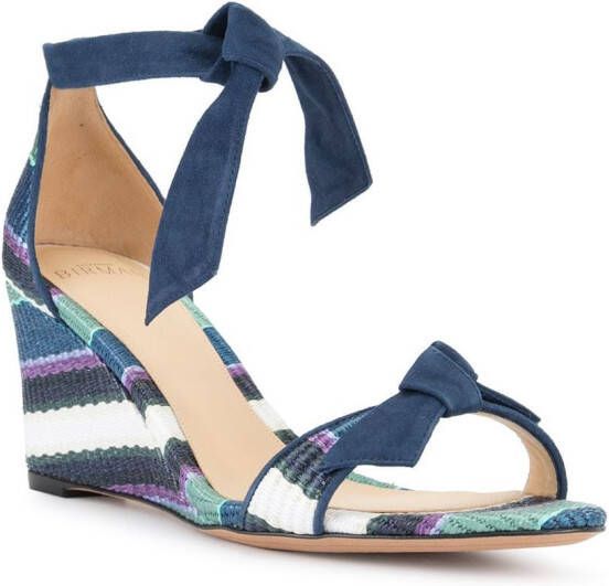 Alexandre Birman Sandalen met sleehak Blauw