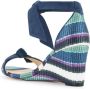 Alexandre Birman Sandalen met sleehak Blauw - Thumbnail 2