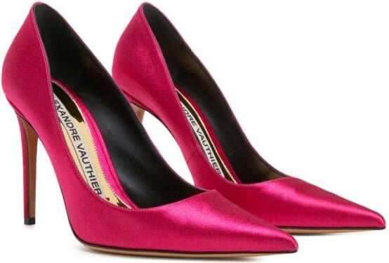 Alexandre Vauthier Satijnen pumps Roze