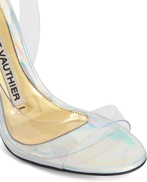 Alexandre Vauthier Vinavil doorzichtige sandalen Wit