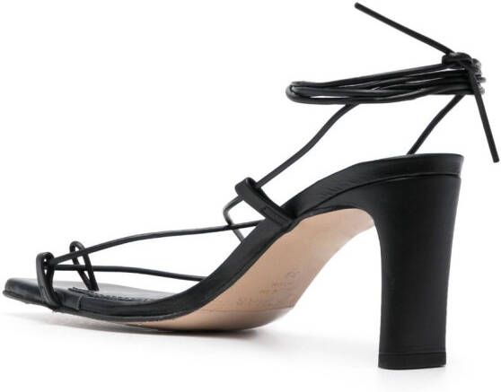 ALOHAS Bellini sandalen met vierkante neus Zwart