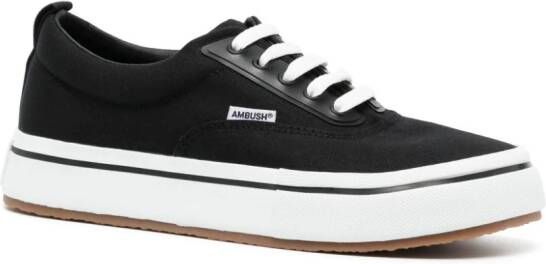 AMBUSH Vulcanized canvas sneakers Zwart