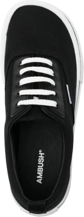 AMBUSH Vulcanized canvas sneakers Zwart