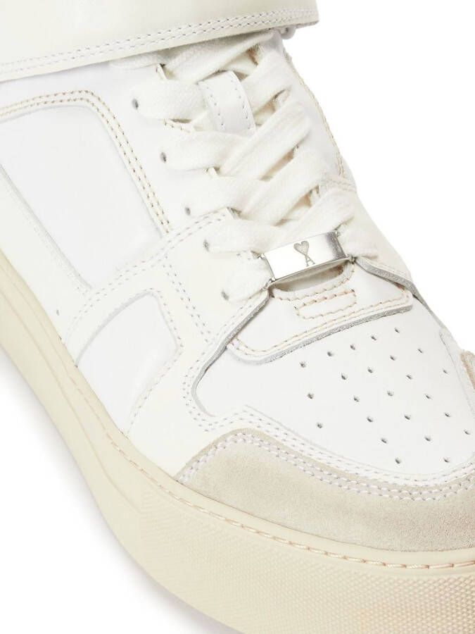 AMI Paris Ami de Coeur high-top sneakers Wit