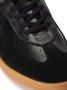 Ami Paris Zwarte Leren Sneakers met Logo Patch Black - Thumbnail 9