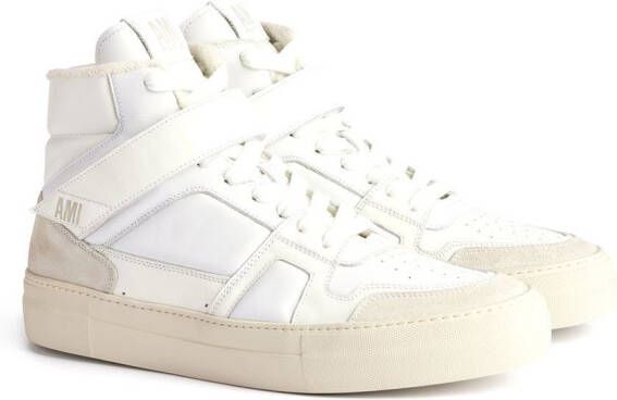 AMI Paris High-top sneakers Wit