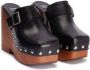 Ami Paris Zwarte Studded Platform Mules Sandalen Black Dames - Thumbnail 6