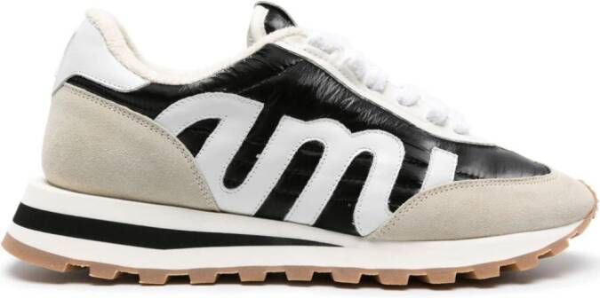 AMI Paris Rush sneakers met vlakken Zwart