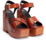 Ami Paris Verhoog je stijl met Strappy Sandalen Brown Dames - Thumbnail 3