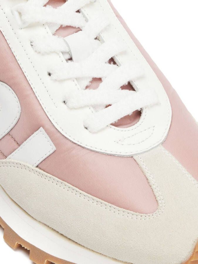 AMI Paris Sneakers met logopatch Roze