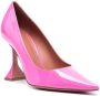 Amina Muaddi Ami lakleren pumps Roze - Thumbnail 2