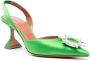 Amina Muaddi Begum slingback pumps Groen - Thumbnail 2