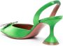 Amina Muaddi Begum slingback pumps Groen - Thumbnail 3