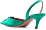 Amina Muaddi Camelia slingback pumps Groen - Thumbnail 3