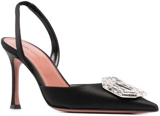 Amina Muaddi Camelia pumps Zwart