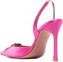 Amina Muaddi Camelia slingback pumps Roze - Thumbnail 3