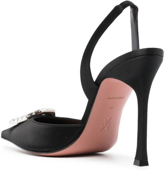 Amina Muaddi Camelia slingback pumps Zwart