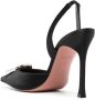 Amina Muaddi Camelia slingback pumps Zwart - Thumbnail 3