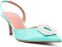 Amina Muaddi Camelia slingback pumps Groen - Thumbnail 2