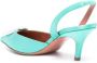 Amina Muaddi Camelia slingback pumps Groen - Thumbnail 3