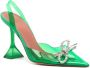 Amina Muaddi Rosie slingback pumps Groen - Thumbnail 2