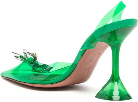 Amina Muaddi Rosie slingback pumps Groen