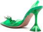 Amina Muaddi Rosie slingback pumps Groen - Thumbnail 3