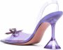 Amina Muaddi Rosie pumps met puntige neus Paars - Thumbnail 3