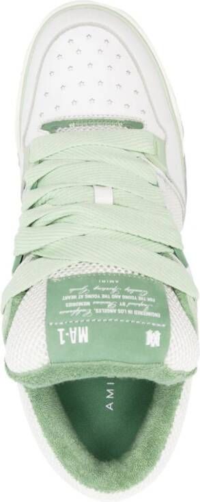 AMIRI MA-1 leren sneakers met vlakken Wit