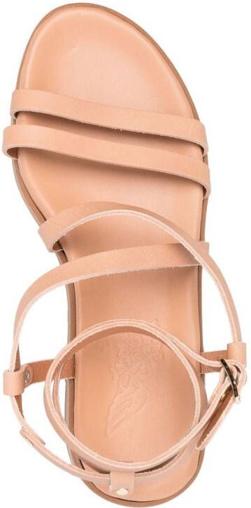 Ancient Greek Sandals Aristea sandalen met gesp Beige