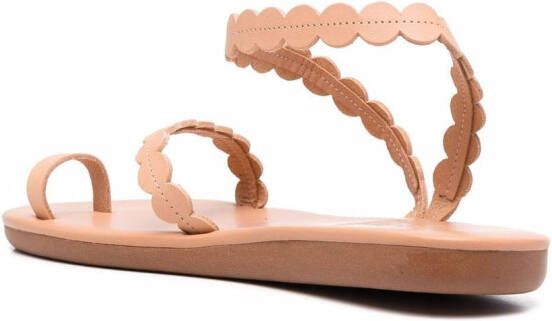 Ancient Greek Sandals Aura sandalen met bandje Beige