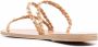 Ancient Greek Sandals Ekaterini leren sandalen Beige - Thumbnail 3