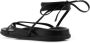 Ancient Greek Sandals Glykeria leren sandalen Zwart - Thumbnail 3