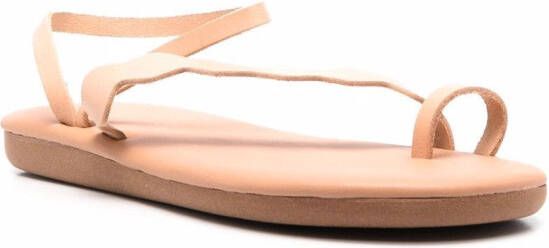 Ancient Greek Sandals Koralia leren sandalen Beige