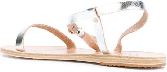 Ancient Greek Sandals Niove flat sandals Metallic