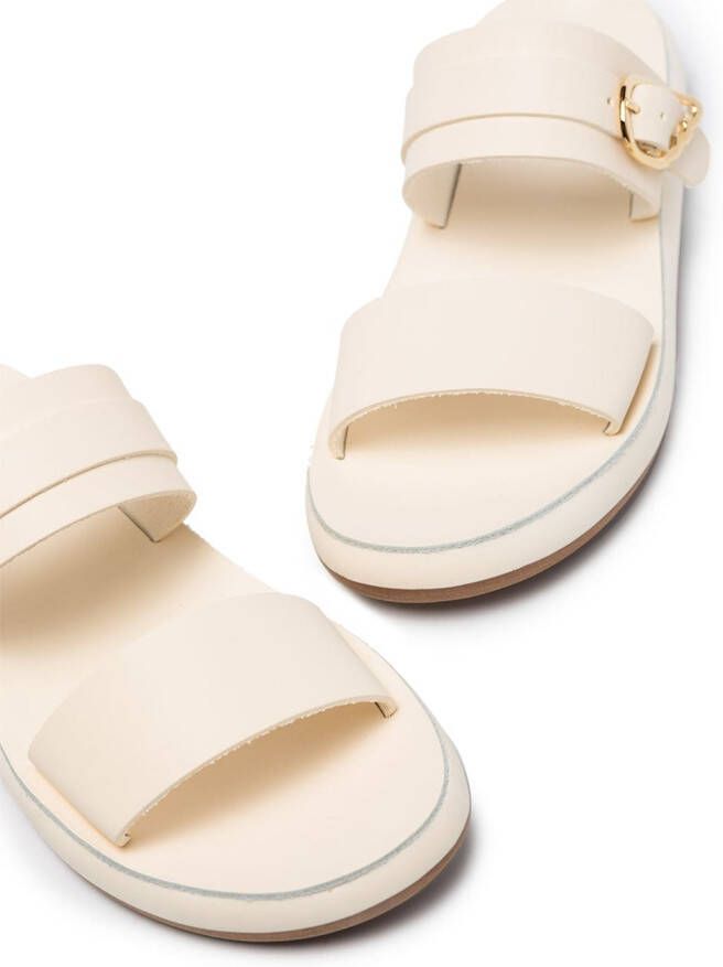 Ancient Greek Sandals Preveza Comfort leren sandalen Wit