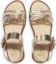 ANDANINES Sandalen met metallic-effect Goud - Thumbnail 4