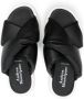 Andrea Montelpare Leren sandalen Zwart - Thumbnail 3