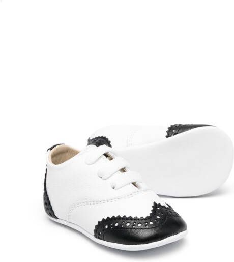 Andrea Montelpare Tweekleurige brogues Wit