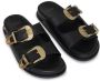 ANINE BING Leren slippers Zwart - Thumbnail 8