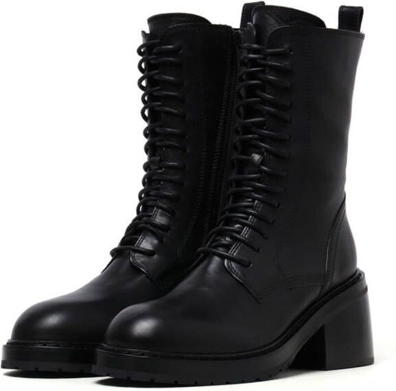 Ann Demeulemeester lace-up leather boots Zwart - Schoenen.nl