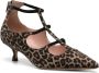 Anna F. 1376 50 pumps met luipaardprint Beige - Thumbnail 2