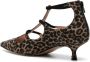 Anna F. 1376 50 pumps met luipaardprint Beige - Thumbnail 3