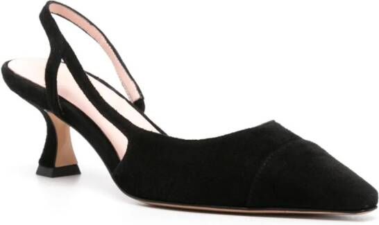 Anna F. 70 mm slingback pumps Zwart