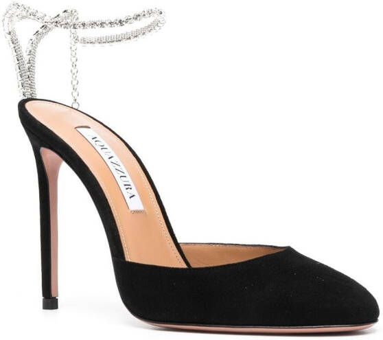 Aquazzura Pumps met verfraaid enkelbandje Zwart