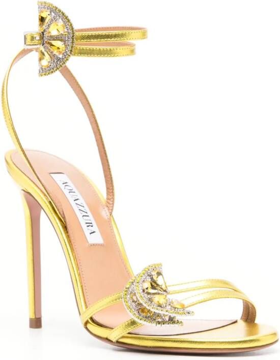 Aquazzura Gin Tonic 15 sandalen Geel