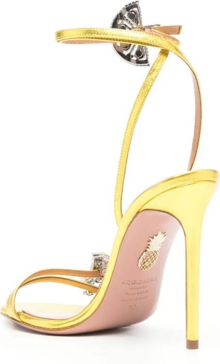 Aquazzura Gin Tonic 15 sandalen Geel