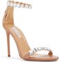 Aquazzura Maxi-Tequila leren sandalen Beige - Thumbnail 2