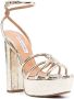 Aquazzura Moondust sandalen met plateauzool Goud - Thumbnail 2