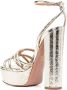 Aquazzura Moondust sandalen met plateauzool Goud - Thumbnail 3